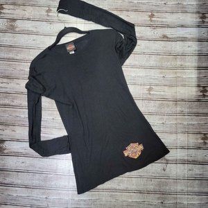 Women's Harley-Davidson Black Long Sleeve Shirt
